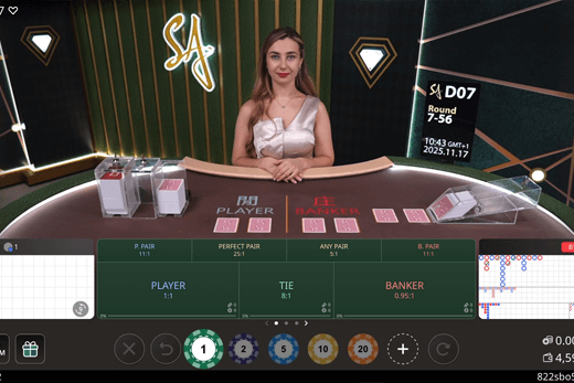 SA Gaming baccarat